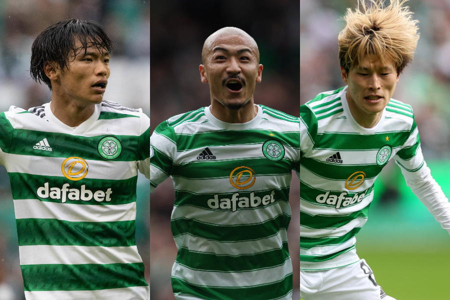 セルティックは3人が揃って出場【写真:Getty Images & ロイター】