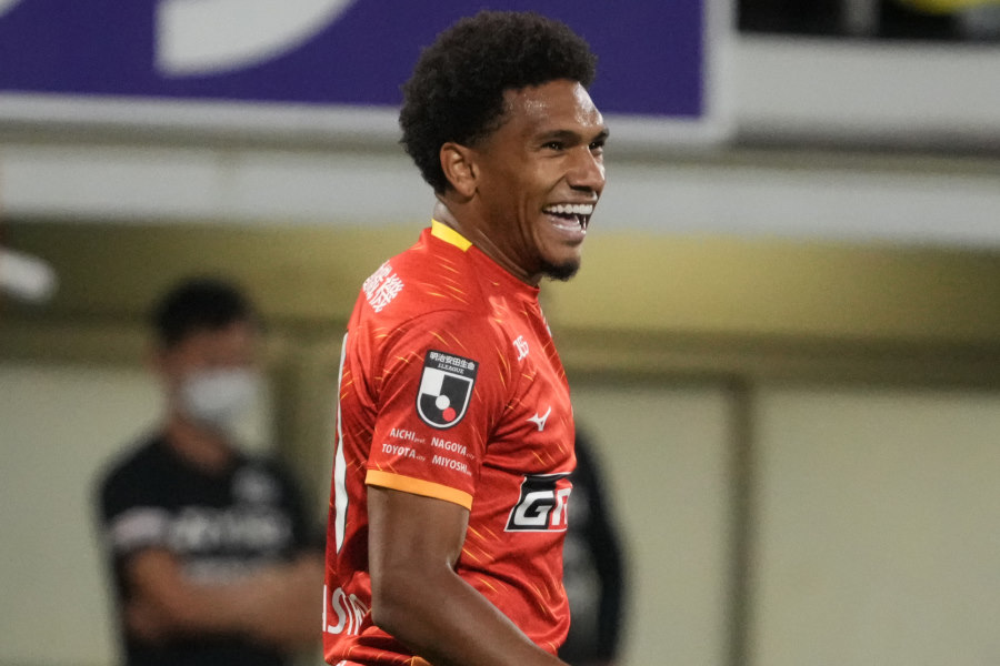 ゴールを決めた名古屋FWマテウス【写真:Getty Images】