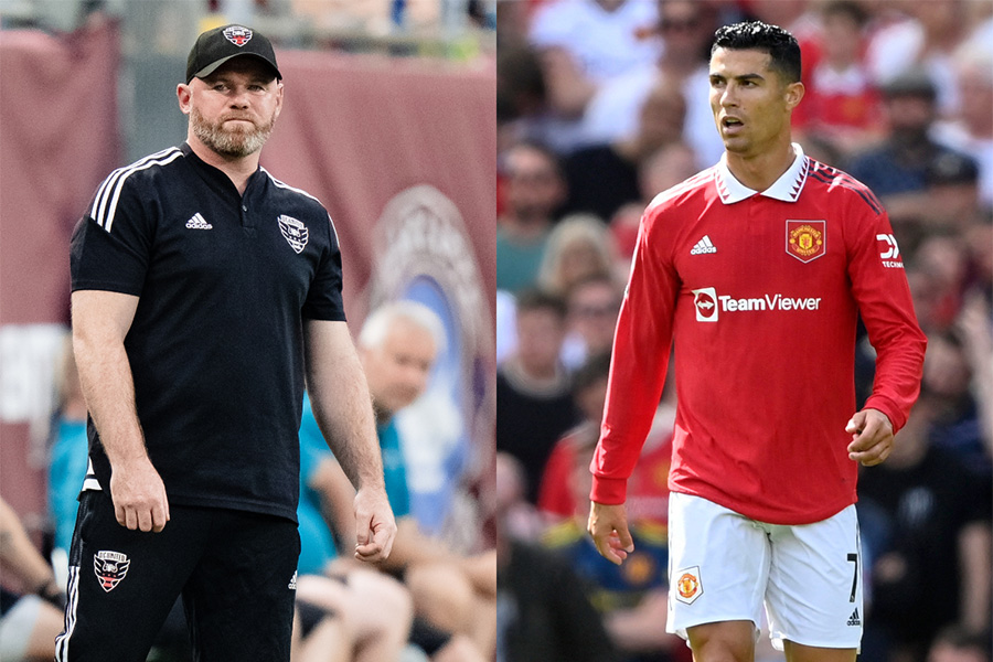 ルーニーがC・ロナウドの去就について言及【写真：Getty Images & ロイター】