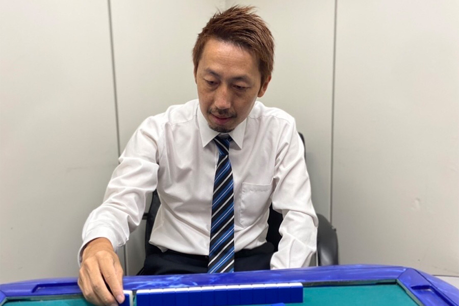 元Jリーガーの田島翔は今年7月に麻雀プロ団体「RMU」の入会テストに合格【写真提供：RMU】