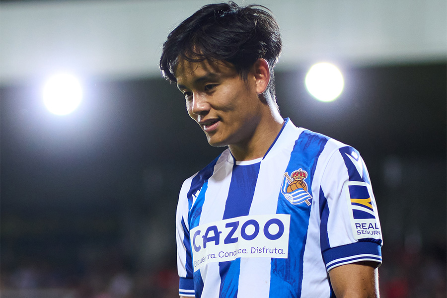 先制ゴールを決めたMF久保建英【写真：Getty Images】