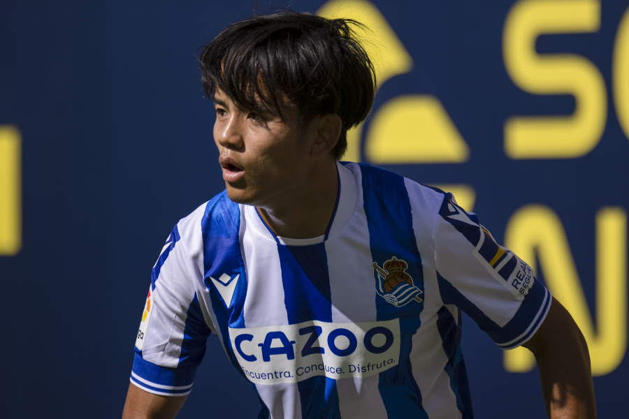 ソシエダMF久保建英【写真：Getty Images】