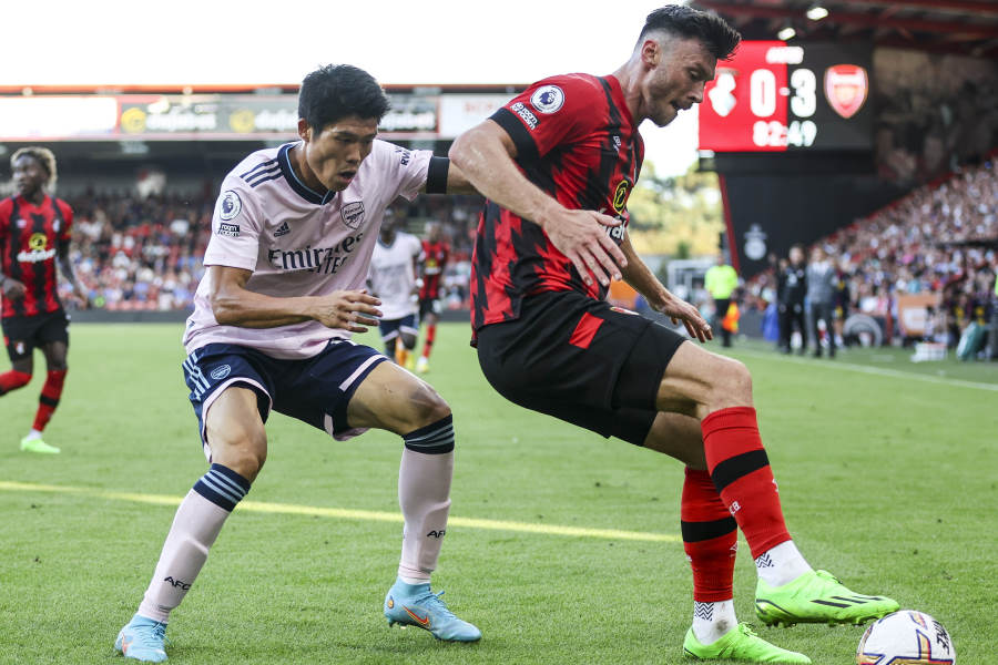 アーセナルの日本代表DF冨安健洋【写真：Getty Images】