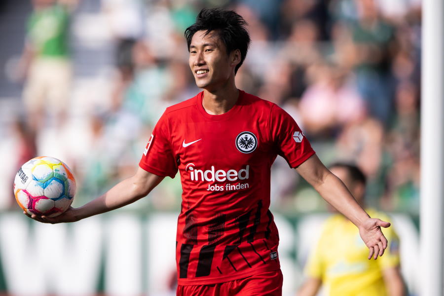 フランクフルトに所属する日本代表MF鎌田大地【写真：Getty Images】