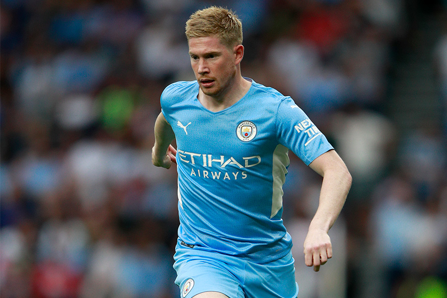 完全復活が期待されるMFケビン・デ・ブライネ【写真：AP】