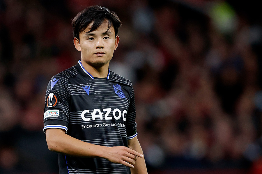 ユナイテッド戦の勝利に貢献したMF久保建英【写真：Getty Images】