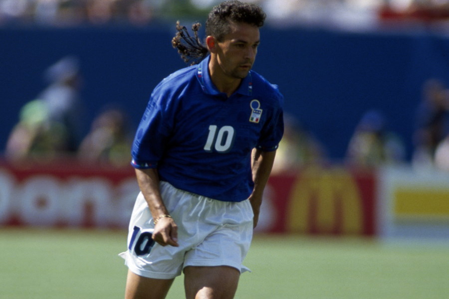 1998 98 イタリア代表 ロベルト・バッジョ ユニフォーム ナイキ 