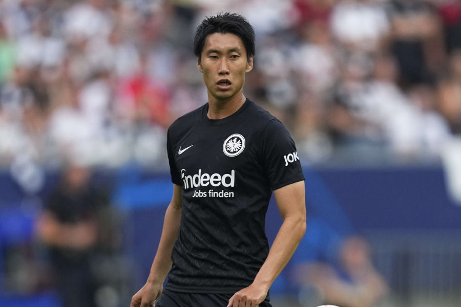 全得点に関与のフランクフルトMF鎌田大地【写真：Getty Images】