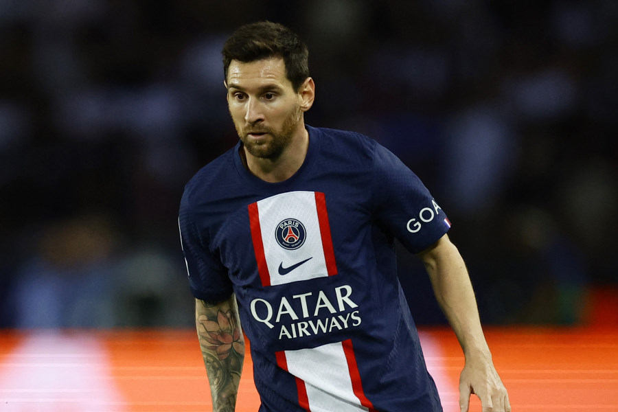 PSGのFWリオネル・メッシ【写真：ロイター】