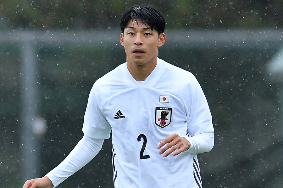 U-21日本代表でもプレーするDF半田陸【写真：Getty Images】