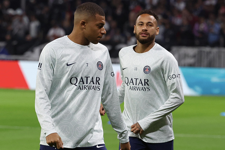 PSGでプレーするムバッペとネイマール【写真：Getty Images】