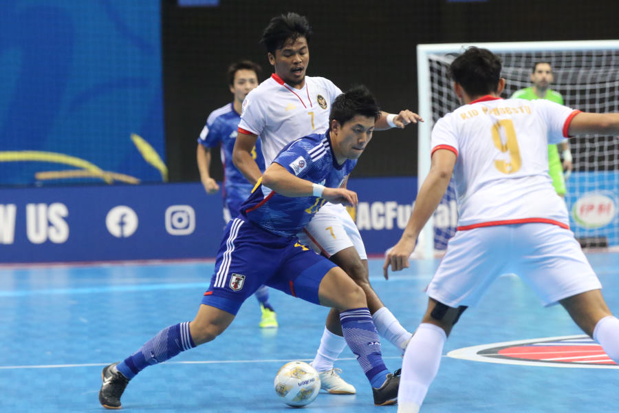 インドネシア代表が見せたフェアプレーが話題に【写真：Futsal X / 河合 拓】