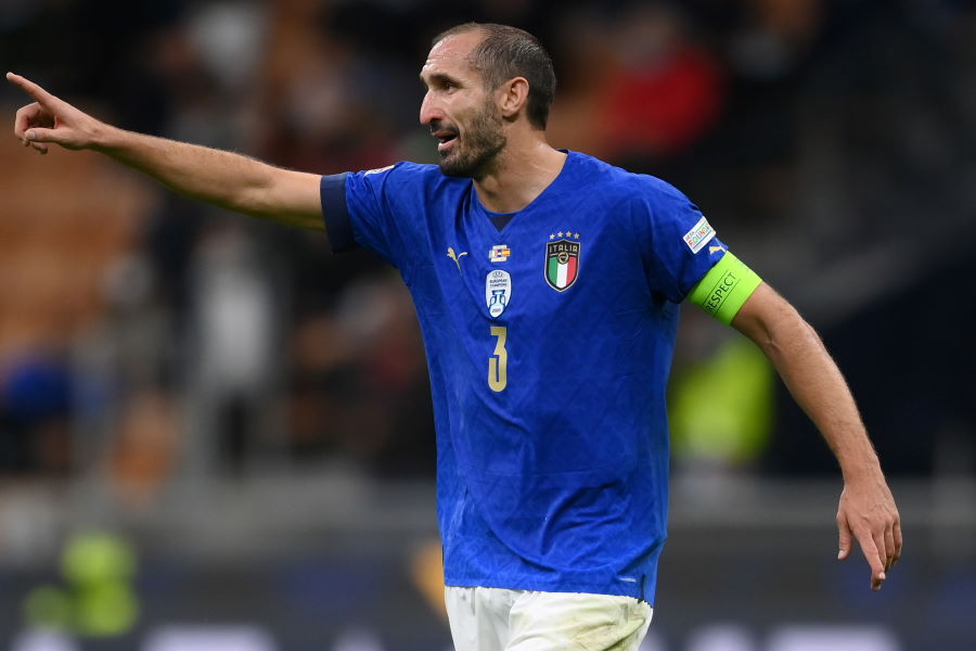 イタリア代表キャプテンDFジョルジョ・キエッリーニ【写真:Getty Images】