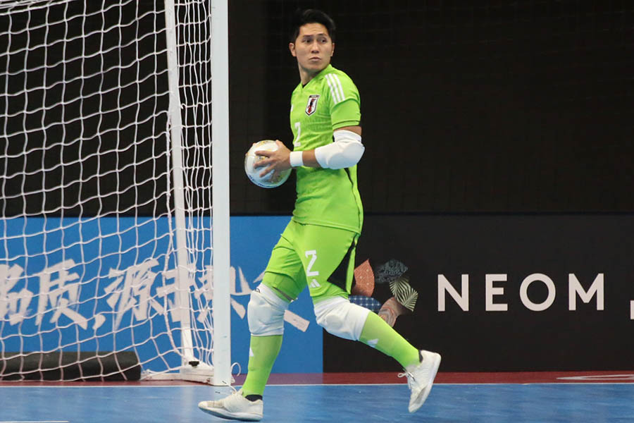 フットサル日本代表GK黒本ギレルメ【写真：河合拓/Futsal X】