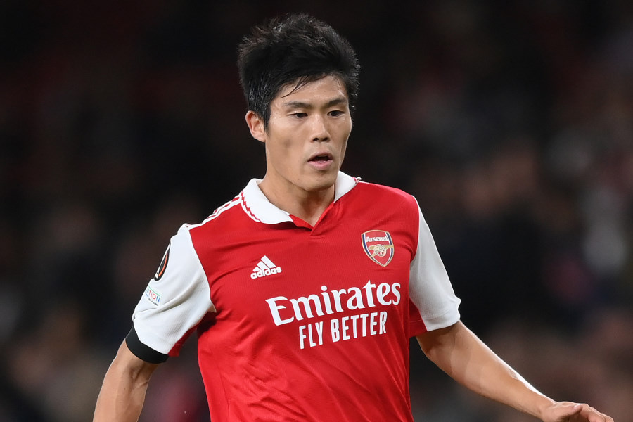 アーセナルでプレーする冨安健洋【写真:Getty Images】