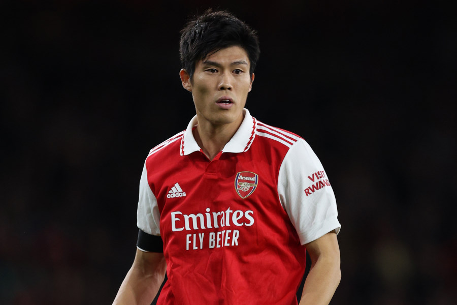 アーセナルでプレーする冨安健洋【写真:Getty Images】