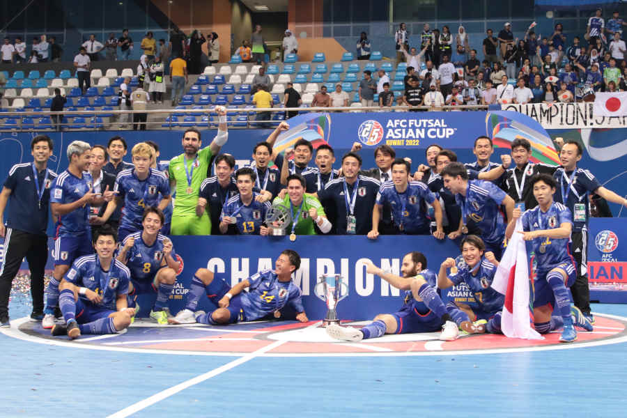 優勝した日本【写真：河合拓/Futsal X】