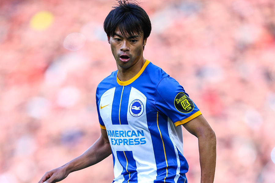 ブライトンでプレーする三笘薫【写真：Getty Images】