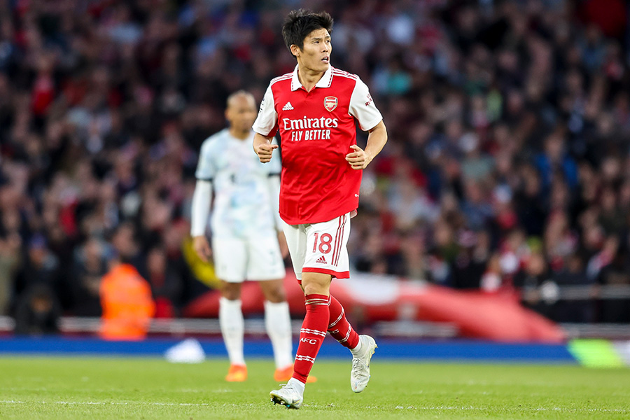 リバプール戦に出場した冨安健洋【写真:Getty Images】