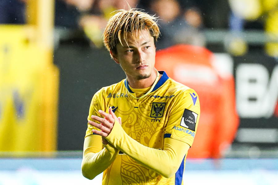ベルギーでプレーするFW鈴木優磨【写真:Getty Images】