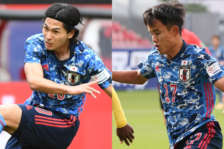 日本代表の南野拓実と久保建英の活躍に期待がかかる【写真：©JFA】