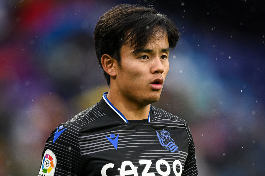 バジャドリード戦にスタメン出場した久保建英【写真：Getty Images】