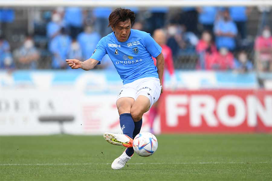 横浜FCのFW小川航基【写真：Getty Images】