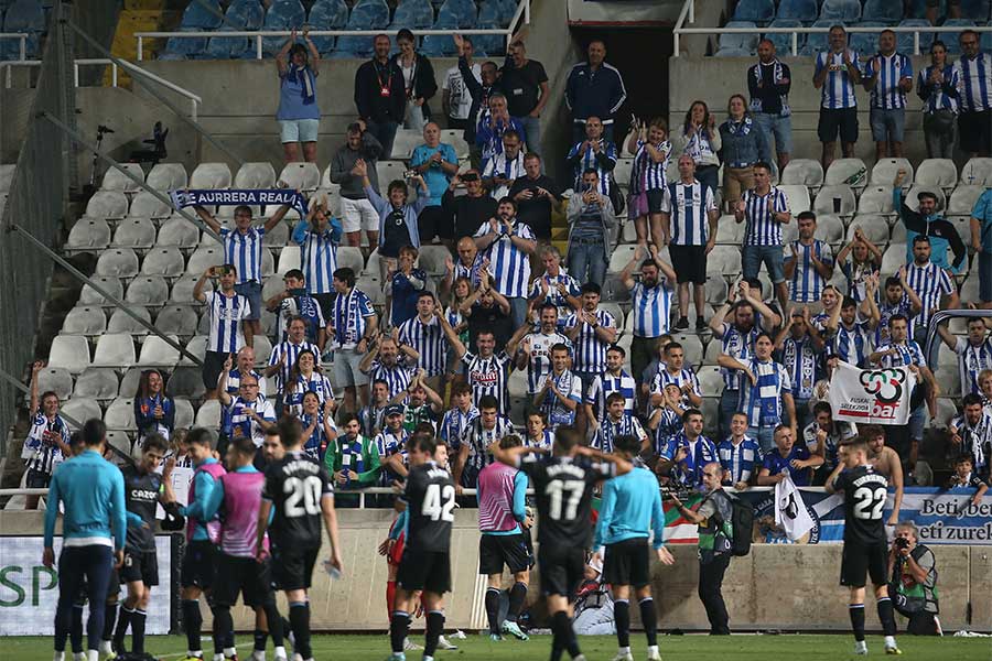 順調なシーズンを送っているレアル・ソシエダ【写真：ロイター】