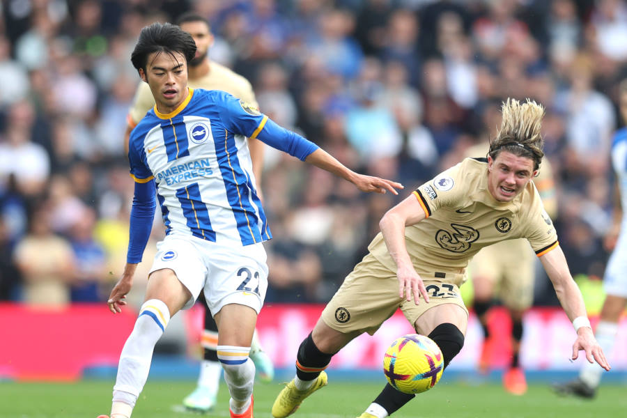 ブライトンの日本代表FW三笘薫【写真：Getty Images】