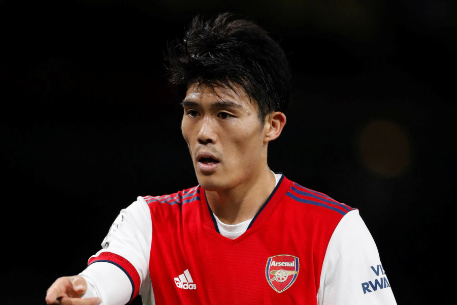 アーセナルの冨安健洋【写真:ロイター】