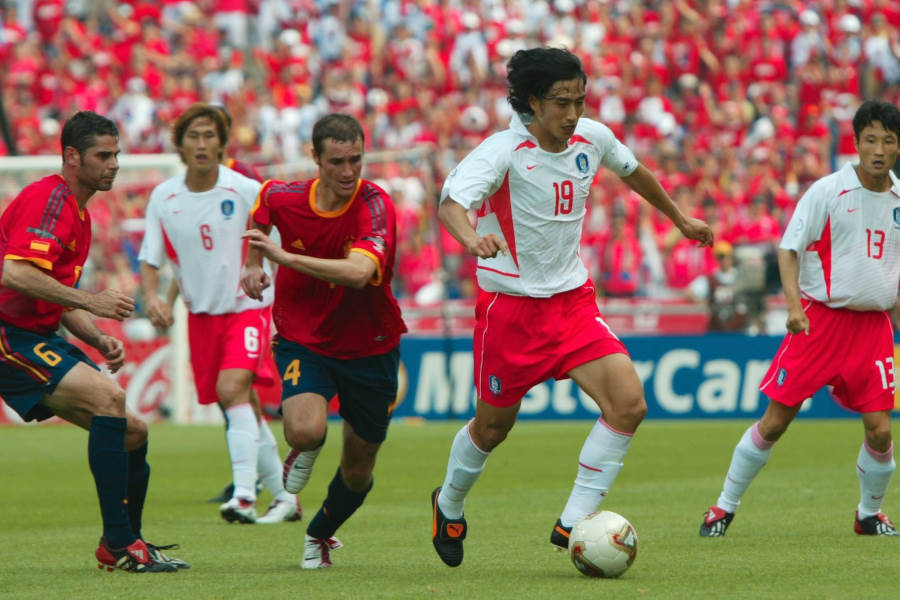 準々決勝で韓国と対戦したスペイン【写真：Getty Images】