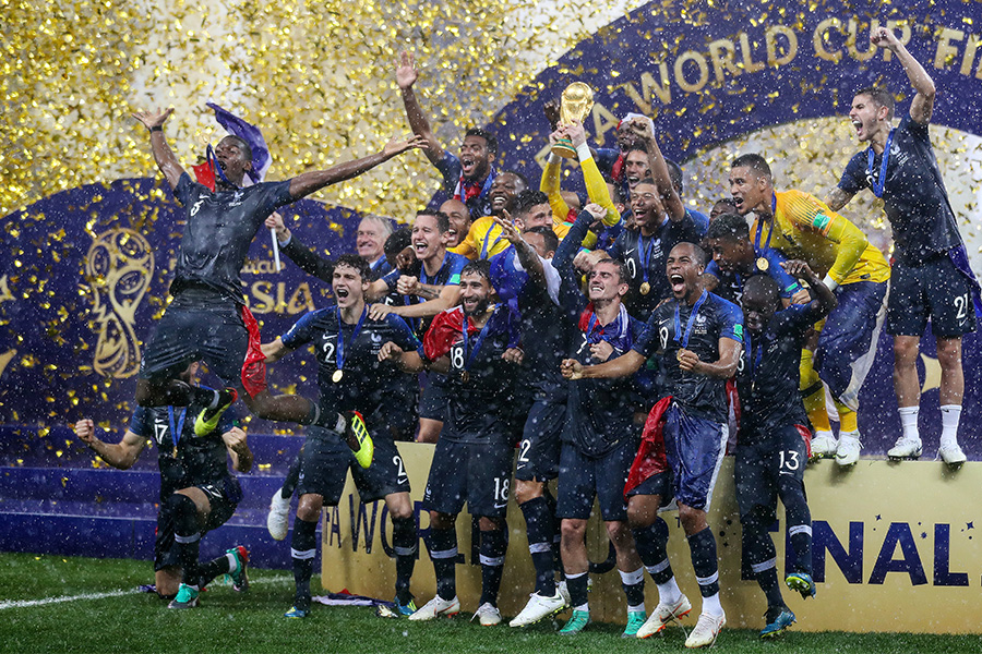 ロシア・ワールドカップで優勝したフランス代表【写真：Getty Images】