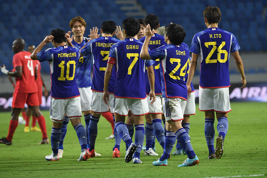 日本代表の先発11人を採点【写真：Getty Images】