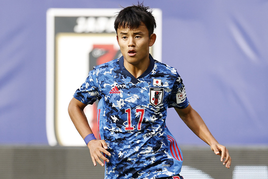 オランダ遠征に続いて選出されたMF久保建英【写真：Getty Images】