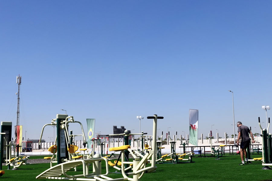 トレーニング施設【写真：森 雅史】