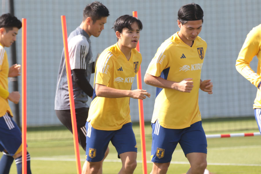 日本代表MF久保建英【写真：FOOTBALL ZONE編集部】