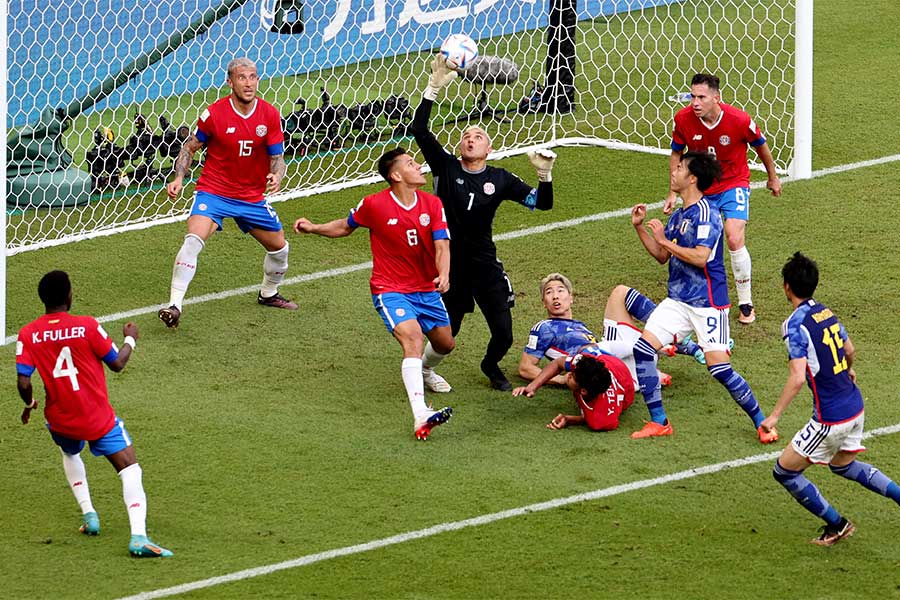 元イングランド代表DFが日本のセットプレーに指摘【写真:ロイター】