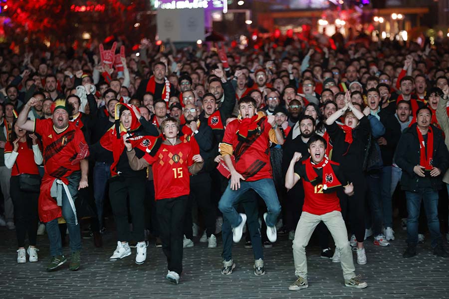 ベルギーサポーターが暴動か(※写真はイメージ)【写真:ロイター】