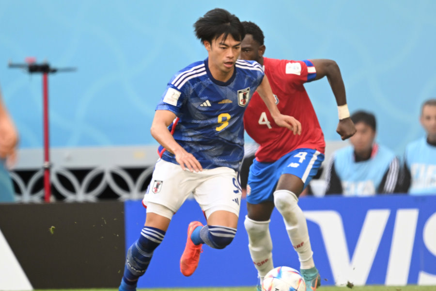 日本代表MF三笘薫【写真：徳原隆元（FOOTBALL ZONE特派）】