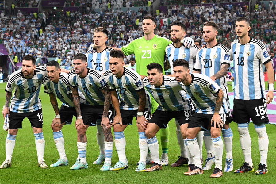 アルゼンチン代表のスタメンが発表【写真：徳原隆元（FOOTBALL ZONE特派）】