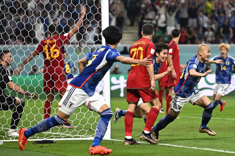 日本の決勝ゴールにドイツが猛反発【写真：ロイター】