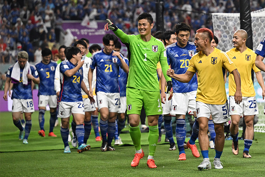 カタールW杯でベスト16に進出した日本代表【写真：ロイター】