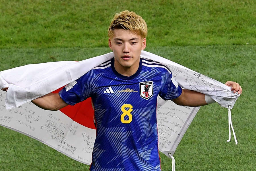 サッカーユニフォーム レプリカ キッズ 堂安律 日本代表 ホーム 160cm k