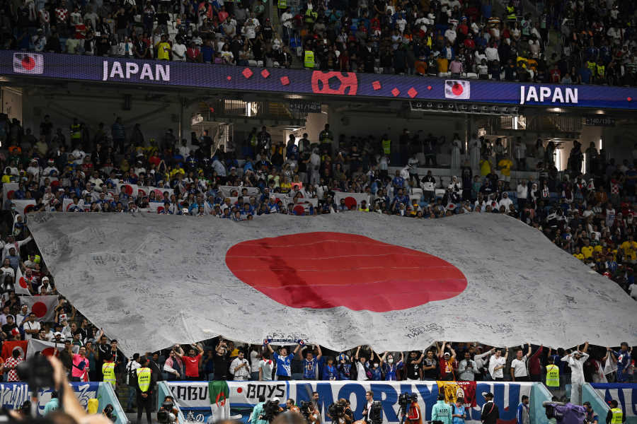 日本サポーターが「ザ・ベスト FIFAフットボールアワード2022」にノミネート（写真はイメージです）【写真：ロイター】