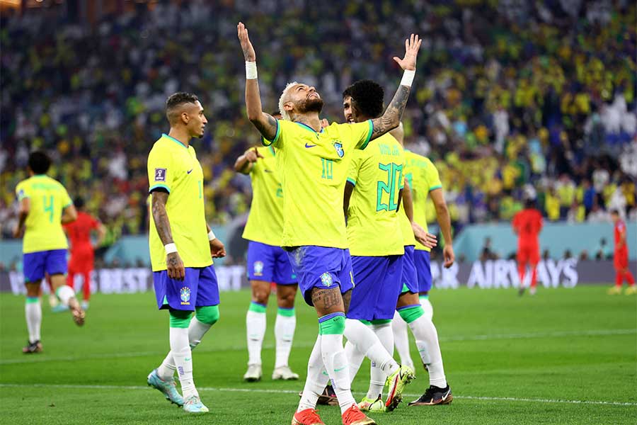 ブラジルが4-1で韓国に快勝【写真：ロイター】
