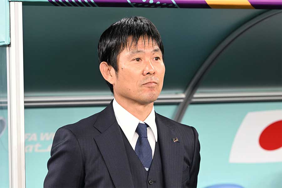 日本代表の森保一監督【写真：徳原隆元（FOOTBALL ZONE特派）】