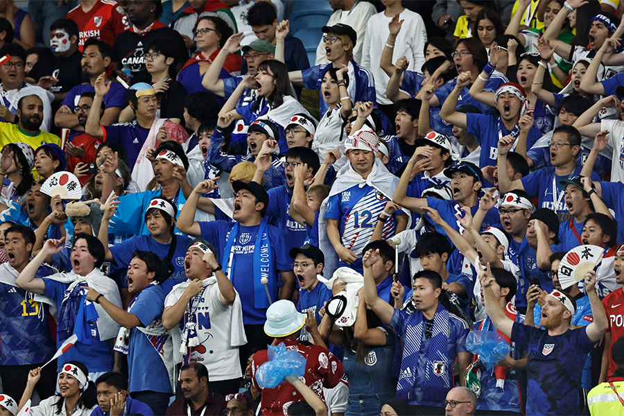 カタールW杯では現地観戦する日本人サポーターに話題に（写真はイメージです）【写真：ロイター】