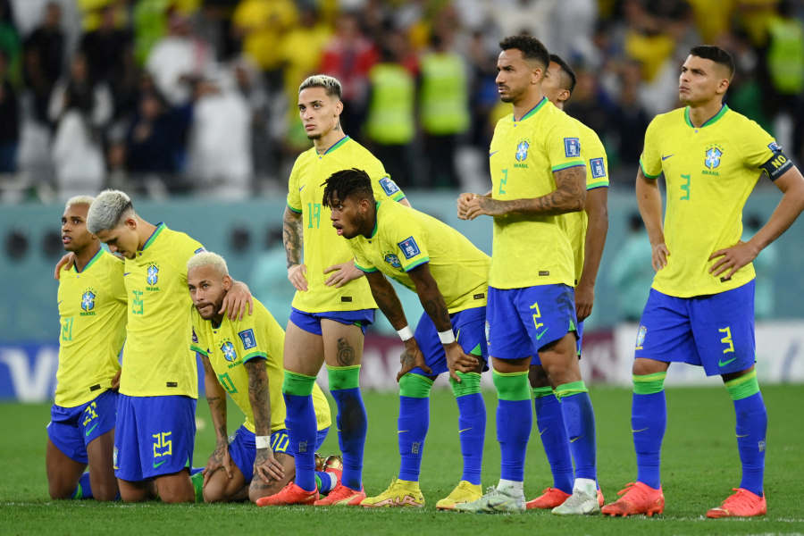 ブラジルの敗退に母国メディア批判【写真：ロイター】