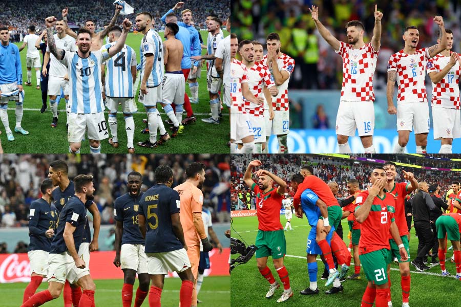 ベスト4が出揃う【画像：FOOTBALL ZONE編集部】