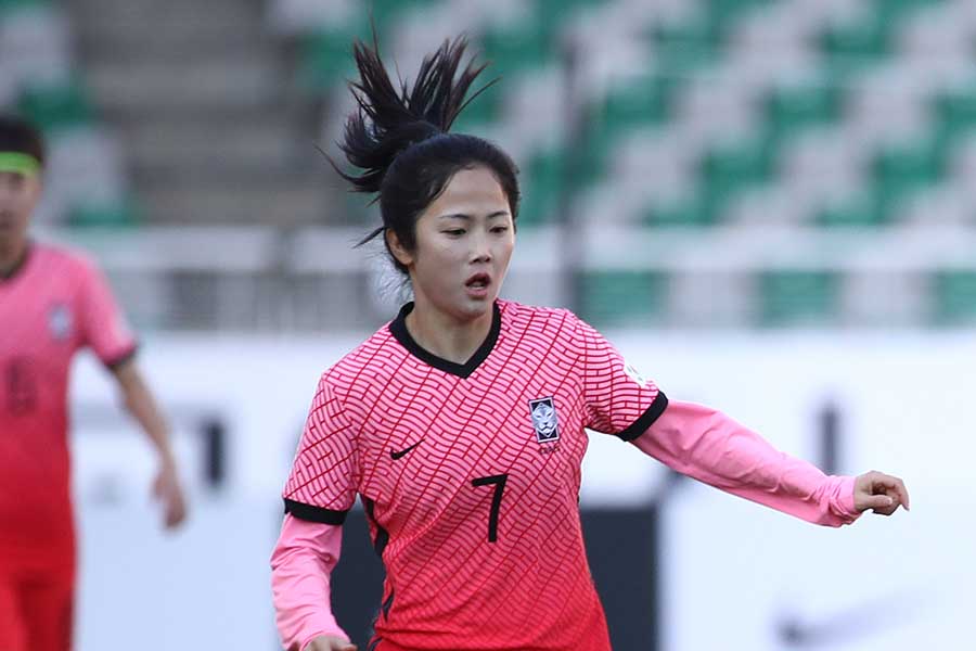 韓国女子代表MFイ・ミナ（写真は2019年に撮影されたものです）【写真：Getty Images】
